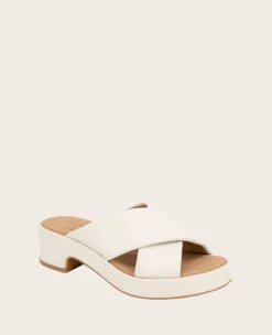 GENTLE SOULS - River Leather X Band Platform Sandal><noscript><img width=