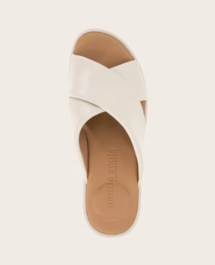 GENTLE SOULS - River Leather X Band Platform Sandal>Kenneth Cole Online