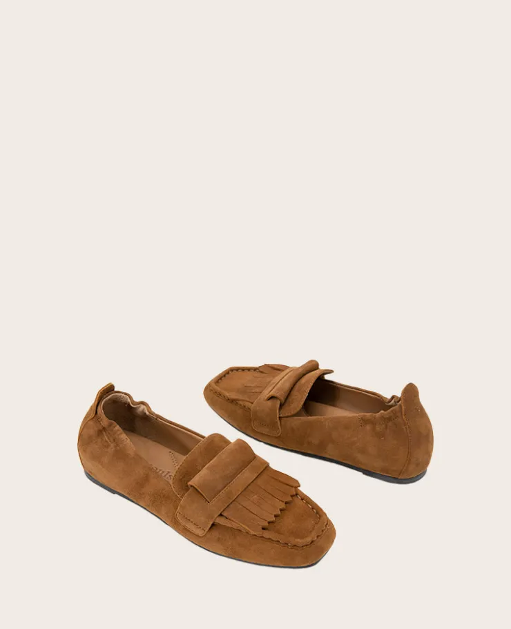 GENTLE SOULS - Scotty Tassel Suede Loafer>Kenneth Cole