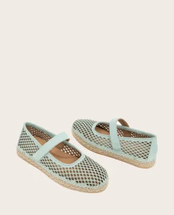 GENTLE SOULS - Sienna Fish Net Mary Jane Espadrille><noscript><img width=