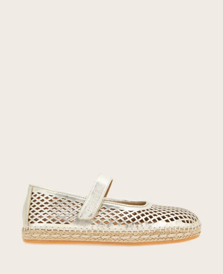 GENTLE SOULS - Sienna Metallic Fish Net Mary Jane Espadrille>Kenneth Cole Discount