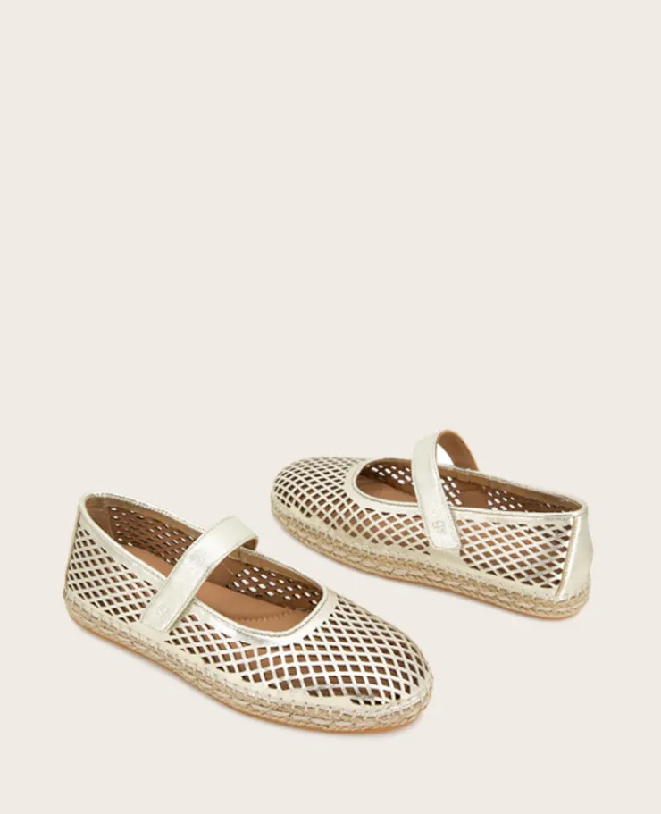 GENTLE SOULS - Sienna Metallic Fish Net Mary Jane Espadrille>Kenneth Cole Discount
