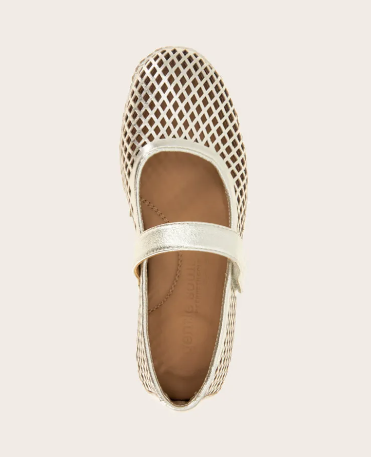GENTLE SOULS - Sienna Metallic Fish Net Mary Jane Espadrille>Kenneth Cole Discount