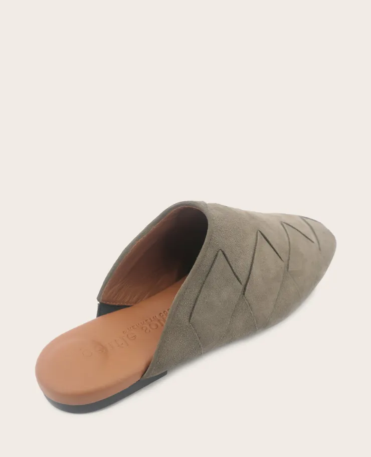 GENTLE SOULS - Westley Suede Woven Mule>Kenneth Cole