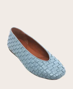 GENTLE SOULS - Willow Woven Leather Flat><noscript><img width=