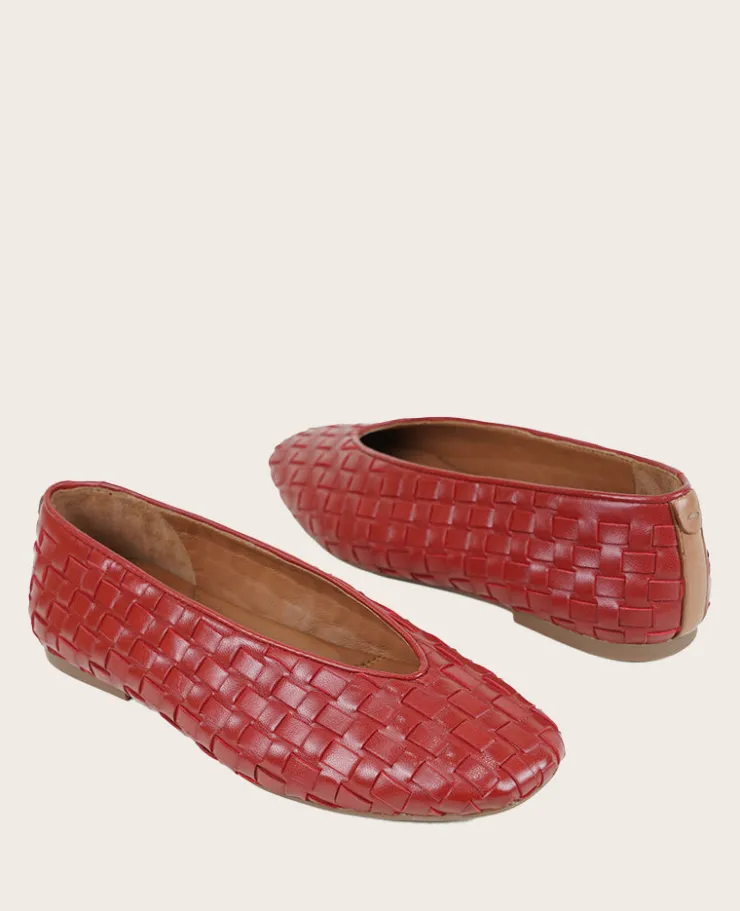 GENTLE SOULS - Willow Woven Leather Flat>Kenneth Cole New