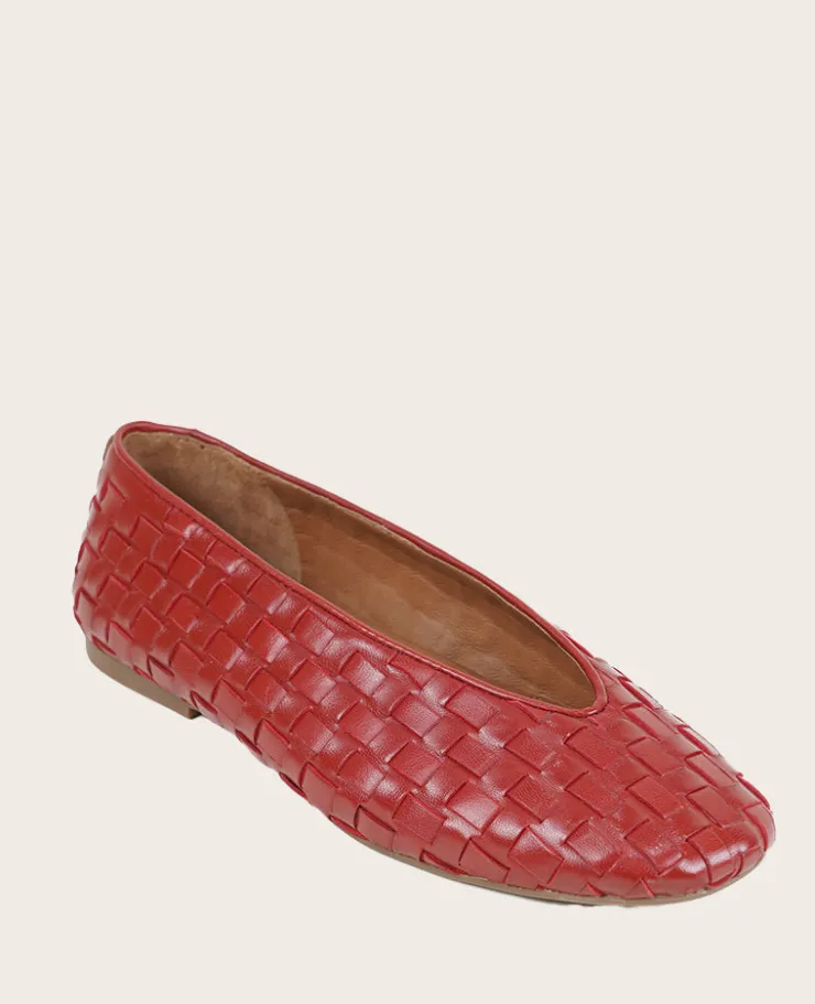 GENTLE SOULS - Willow Woven Leather Flat>Kenneth Cole New