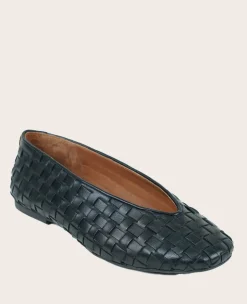 GENTLE SOULS - Willow Woven Leather Flat><noscript><img width=