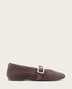 GENTLE SOULS - Winifred Suede Woven Mary Jane Flat>Kenneth Cole Online