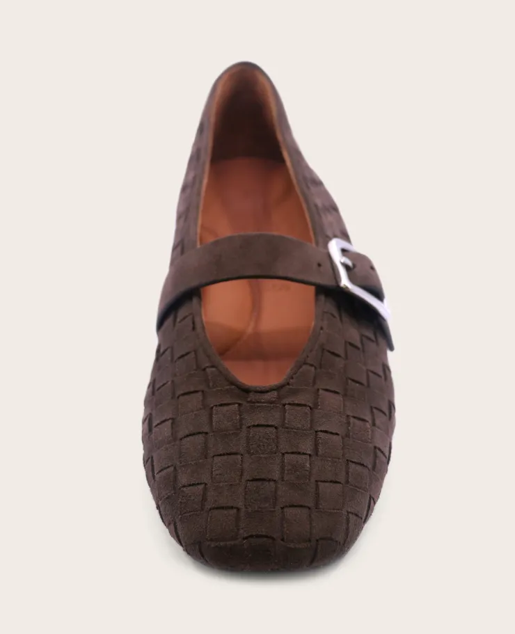 GENTLE SOULS - Winifred Suede Woven Mary Jane Flat>Kenneth Cole Online