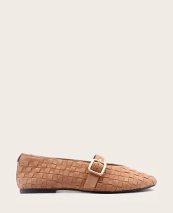 GENTLE SOULS - Winifred Suede Woven Mary Jane Flat>Kenneth Cole Best