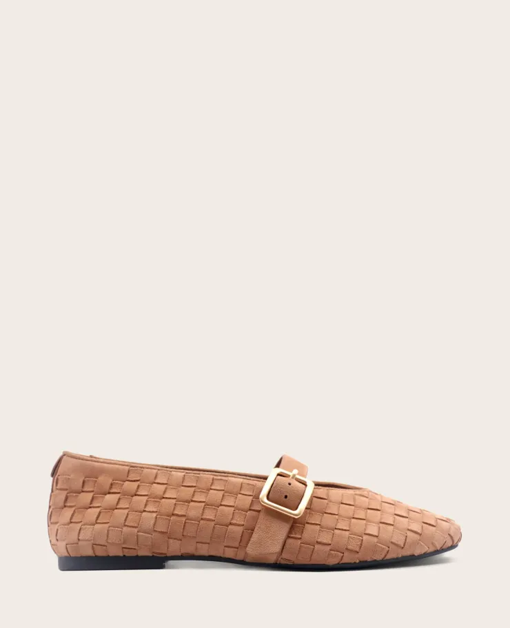GENTLE SOULS - Winifred Suede Woven Mary Jane Flat>Kenneth Cole Best