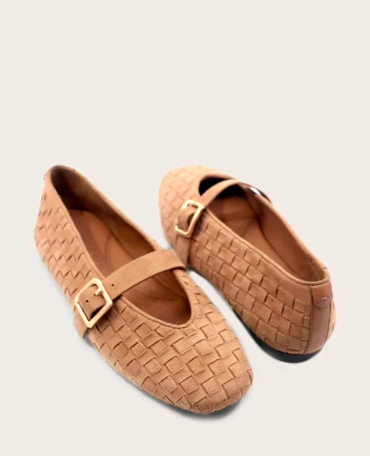 GENTLE SOULS - Winifred Suede Woven Mary Jane Flat>Kenneth Cole Best