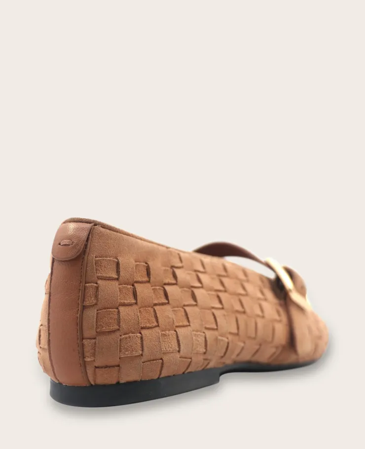 GENTLE SOULS - Winifred Suede Woven Mary Jane Flat>Kenneth Cole Best