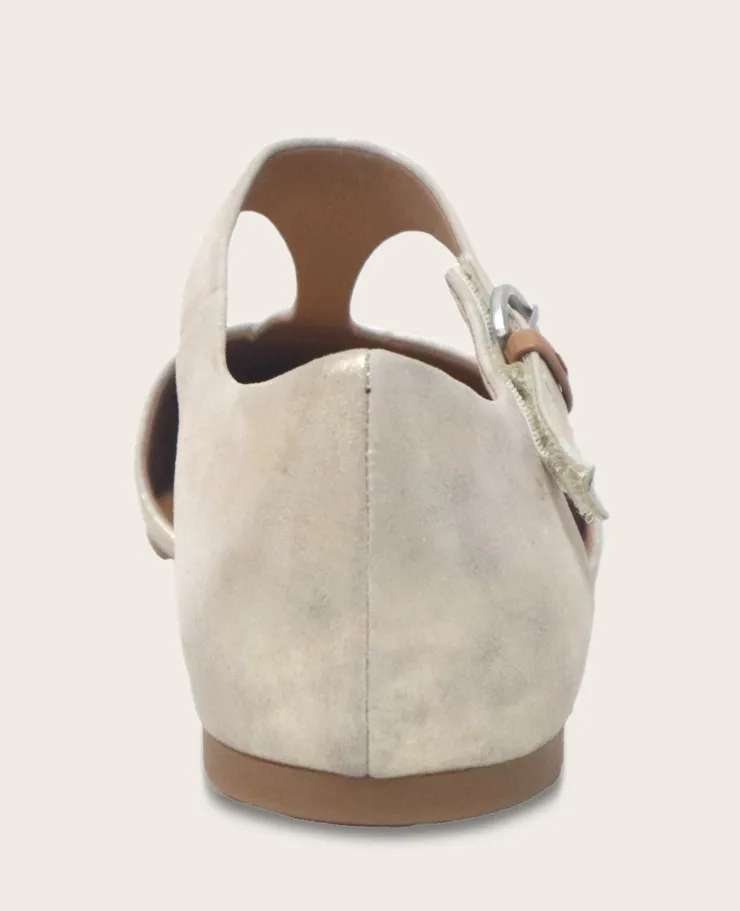 GENTLE SOULS - Wyatt Metallic T-Strap Flat>Kenneth Cole Sale