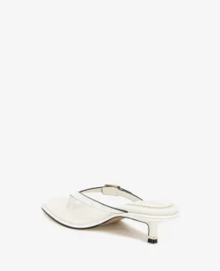 Gillie Embossed Croco Kitten Heel Buckle Sandal><noscript><img width=