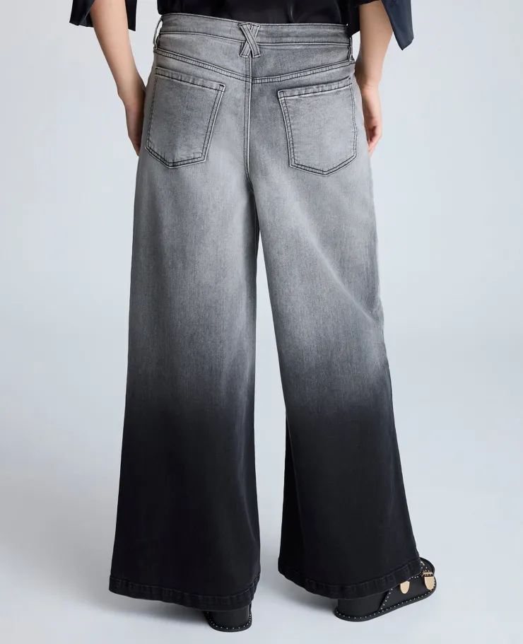 Gradient Dye Wide Leg Denim Jean>Kenneth Cole Online