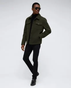 Heavyweight Twill Trucker Jacket><noscript><img width=