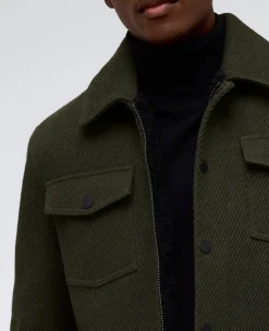 Heavyweight Twill Trucker Jacket><noscript><img width=