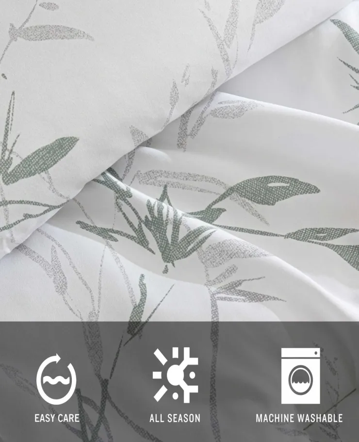 Ink Wash Vine Comforter + Sham Set>Kenneth Cole Clearance