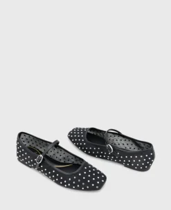 Jasper Mesh Micro Stud Ballet Flat><noscript><img width=
