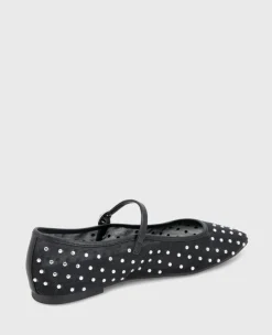 Jasper Mesh Micro Stud Ballet Flat><noscript><img width=