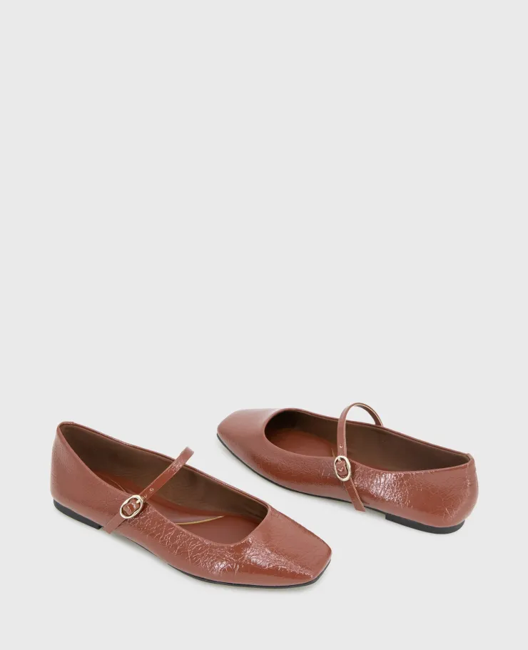 Jasper Patent Leather Ballet Flat>Kenneth Cole Discount
