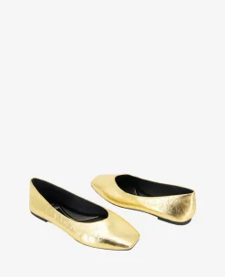 Johanna Metallic Leather Ballet Flat><noscript><img width=