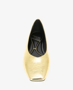 Johanna Metallic Leather Ballet Flat><noscript><img width=