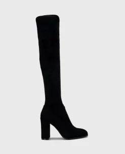 Josie Suede Tall Knee Heeled Boot>Kenneth Cole Clearance