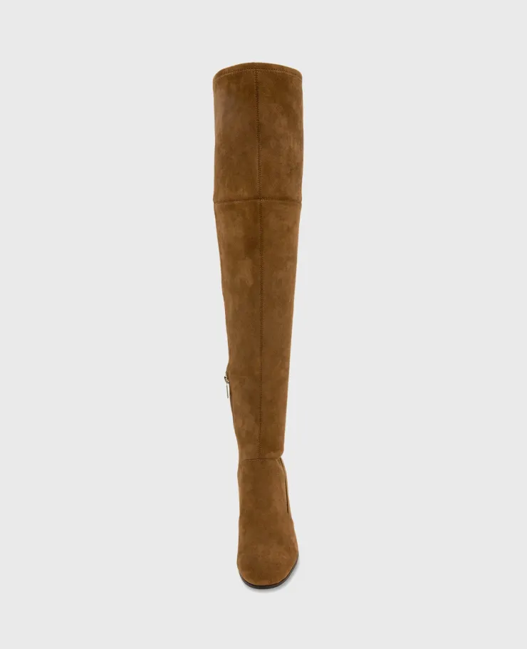 Josie Suede Tall Knee Heeled Boot>Kenneth Cole Hot