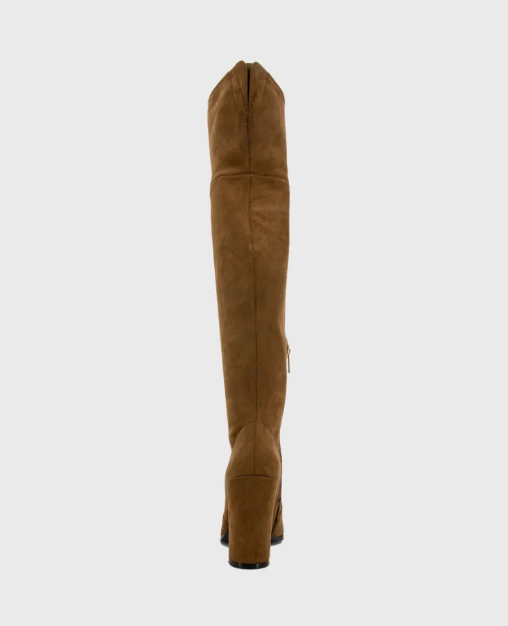 Josie Suede Tall Knee Heeled Boot>Kenneth Cole Hot
