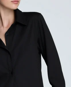 Knit Button Front Long Sleeve Shirt><noscript><img width=