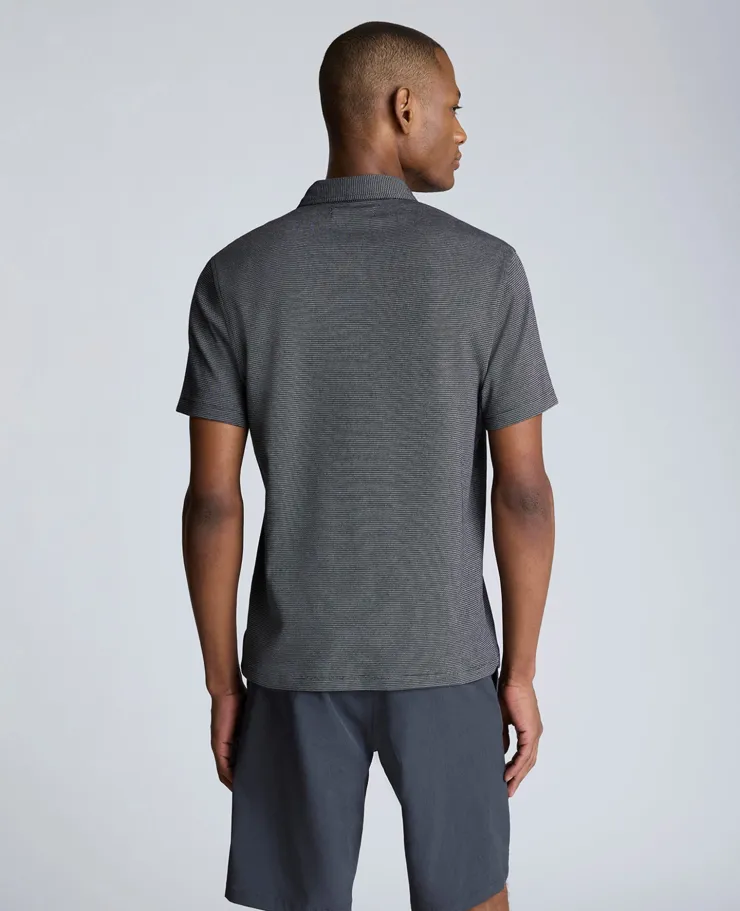 Knit Two-Toned Button Polo>Kenneth Cole Sale