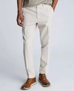 Linen Blend Slim Fit Flat Front Chino Pant>Kenneth Cole Hot