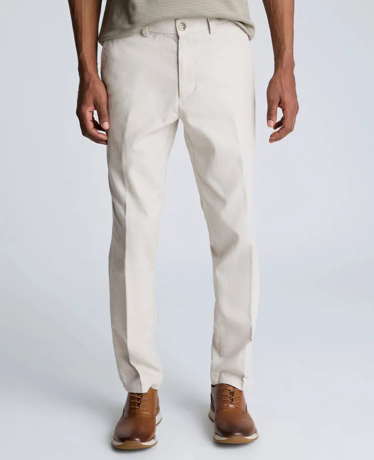Linen Blend Slim Fit Flat Front Chino Pant>Kenneth Cole Hot
