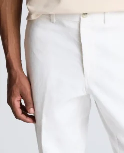 Linen Blend Slim Fit Flat Front Chino Pant><noscript><img width=