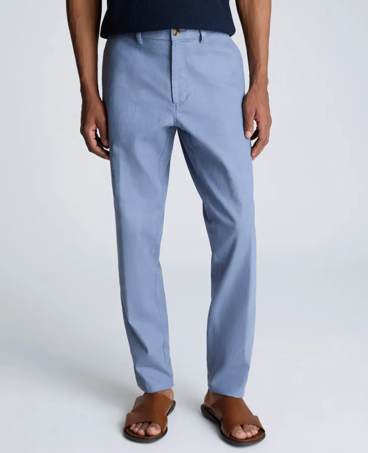 Linen Blend Slim Fit Flat Front Chino Pant>Kenneth Cole Online