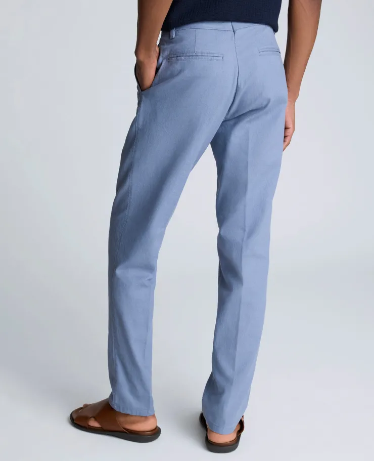 Linen Blend Slim Fit Flat Front Chino Pant>Kenneth Cole Online