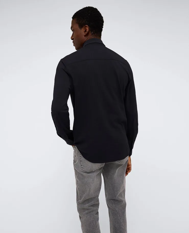 Long Sleeve Button Down Stretch Shirt with Pocket>Kenneth Cole Best