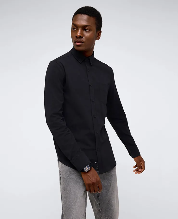 Long Sleeve Button Down Stretch Shirt with Pocket>Kenneth Cole Best