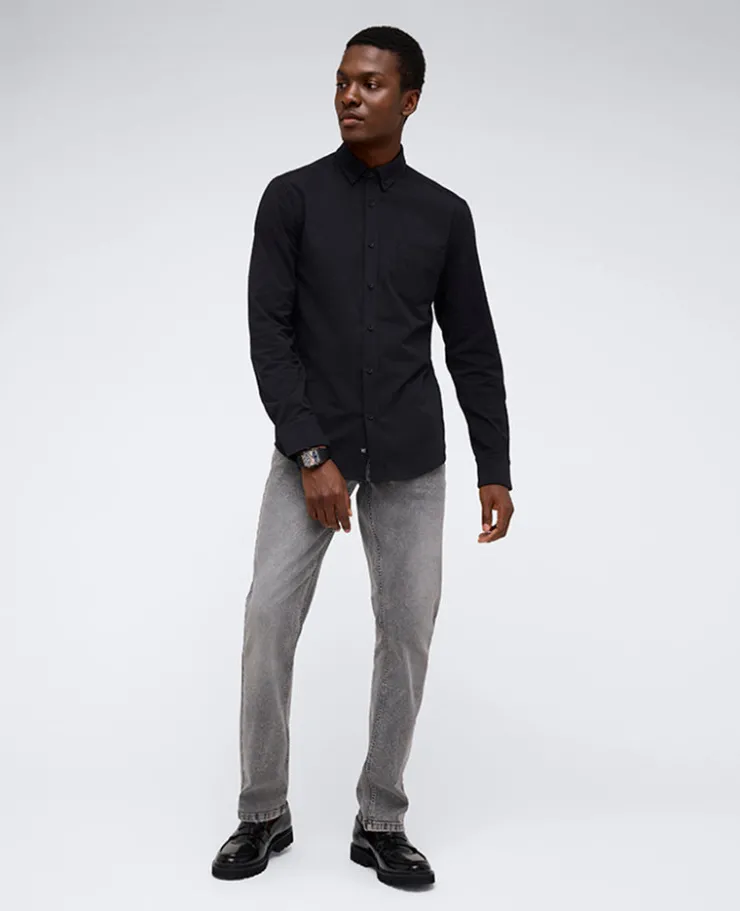 Long Sleeve Button Down Stretch Shirt with Pocket>Kenneth Cole Best