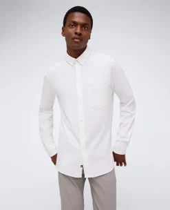 Long Sleeve Button Down Stretch Shirt with Pocket>Kenneth Cole
