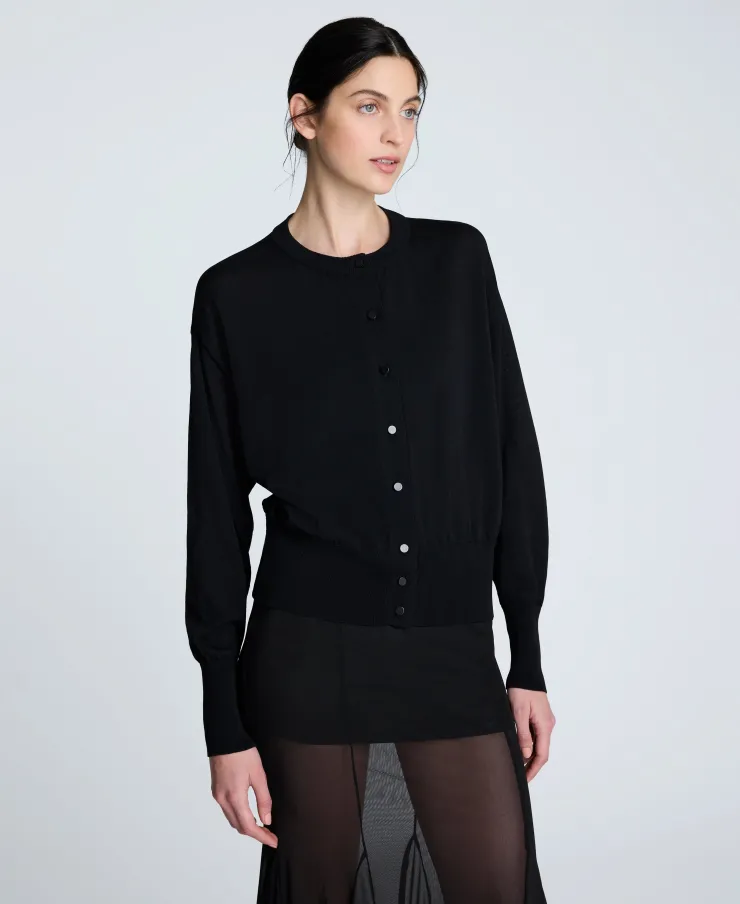 Long Sleeve Button Front Cardigan>Kenneth Cole Outlet