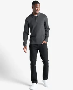 Long Sleeve Polo Sweater><noscript><img width=