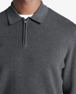 Long Sleeve Polo Sweater><noscript><img width=
