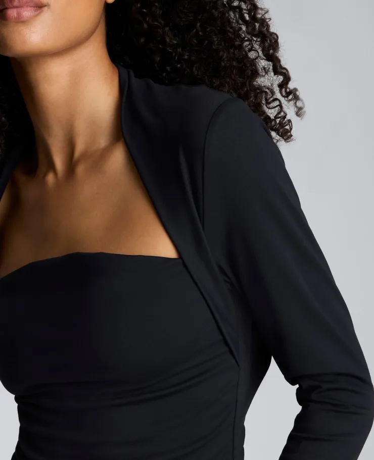 Long Sleeve Square Neck Knit Top>Kenneth Cole Clearance
