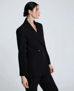 Luxe Twill Double Breasted Jacket>Kenneth Cole Sale