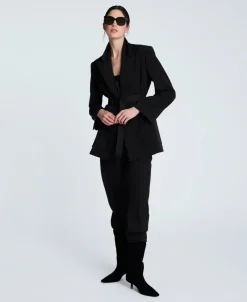 Luxe Twill Double Breasted Jacket><noscript><img width=