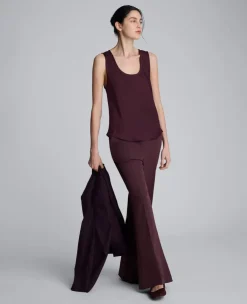 Luxe Twill Flare Leg Pant><noscript><img width=